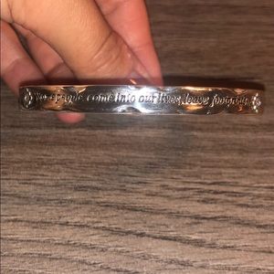 Brighton Silver Bracelet with Script